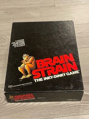 Brain Strain The inky-Dinky Game 1989 Retro Canada Games Company INK DINK INC